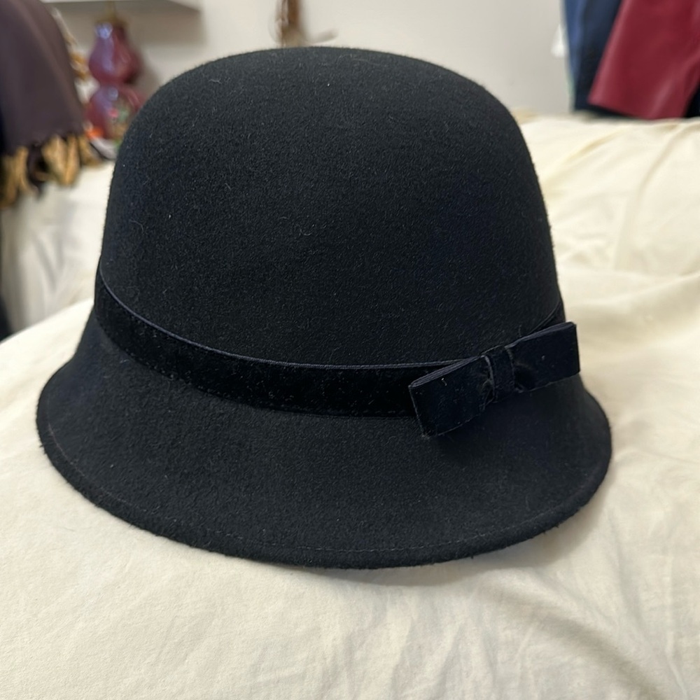 Felted cloche hat
